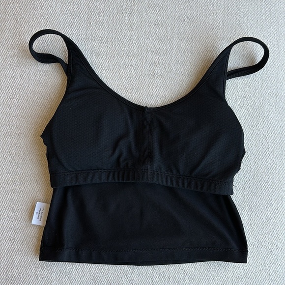 Vuori Halo Performance Crop Tank Top XS Black - Picture 6 of 8